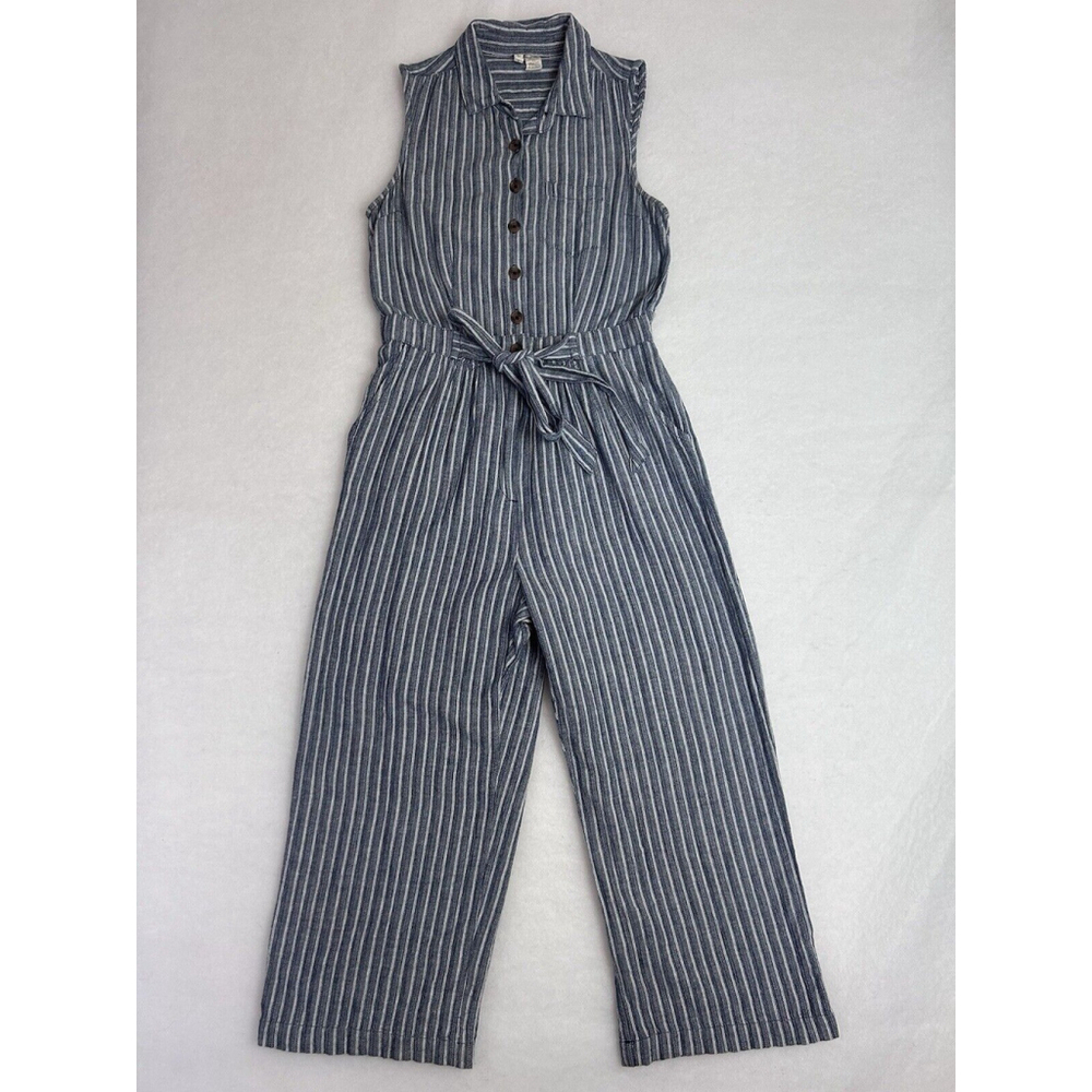 Japna Jumpsuit Smart-Casual Coastal Flattering Striped Breezy Chic Contemporary